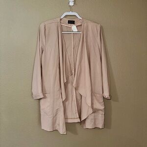 ASTR Tan Open Front Cardigan